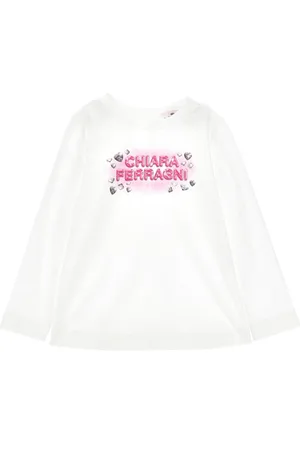 Chiara Ferragni Camiseta de algodón CF Diamonds