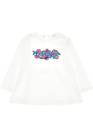 Chiara Ferragni Maxi camiseta CF Flowers