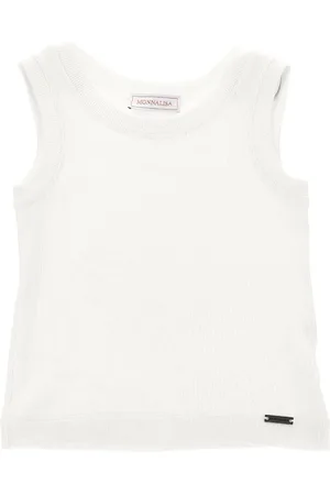 MONNALISA Camiseta básica canalé