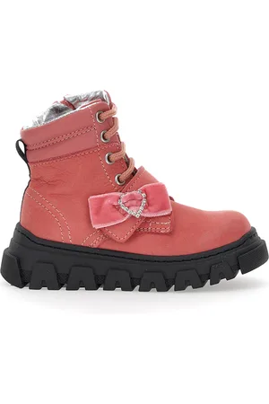 MONNALISA Botas militares de napa y nobuck