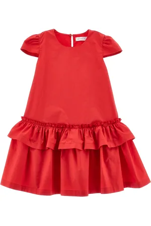MONNALISA Vestido popelina con volantes