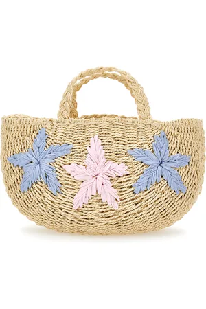 MONNALISA Bolso de paja con estrellas