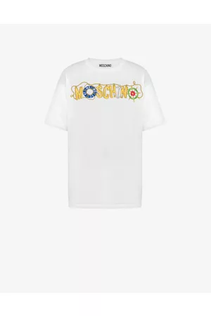 Moschino Camiseta De Punto Orgánico Nautical Logo