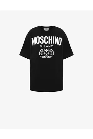 Moschino Viaje y vacaciones - Camiseta De Punto Orgánico Double Smiley® Logo