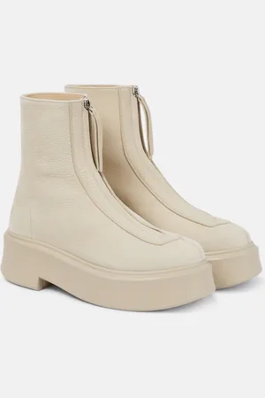 The Row Botines Zipped 1 de piel
