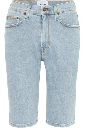 Nanushka Shorts Kiki de jeans elastizados