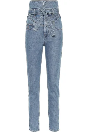 The Attico Jeans rectos de tiro alto