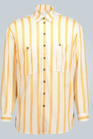 King & Tuckfield Camisa de rayas oversized