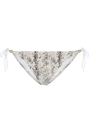 Heidi Klein Braga de bikini Zambia print de serpiente