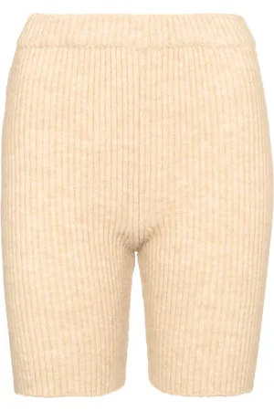 Nanushka Shorts ciclistas Siu de punto acanalado