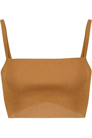 SIR Crop top Jasper de punto acanalado