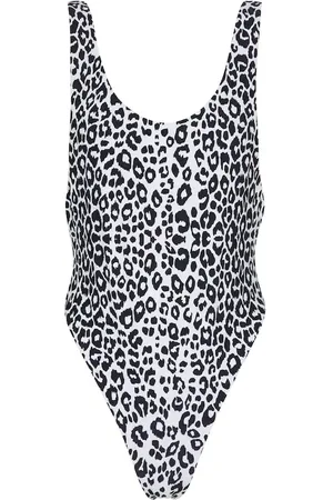 Reina Olga Bañador Funky con print de leopardo