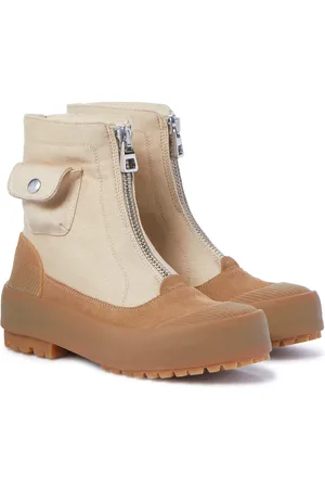 J.W.Anderson Botines Duck con ribetes de gamuza
