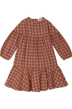 Molo Vestido Cecily de popelín a cuadros