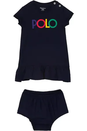 Ralph Lauren Bebé - conjunto de vestido y braga