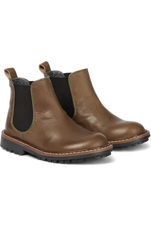 BONPOINT Botines Mathis de piel cepillada