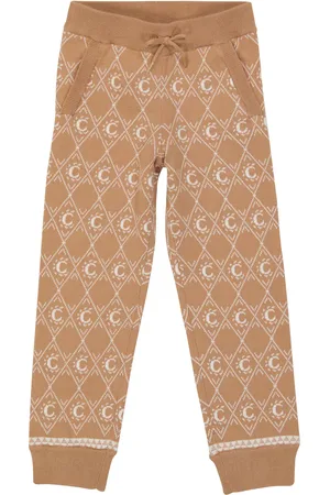 Chloé Chloé Kids Pantalones en mezcla de algodón