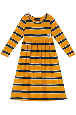 Mini Rodini Vestido de manga larga a rayas