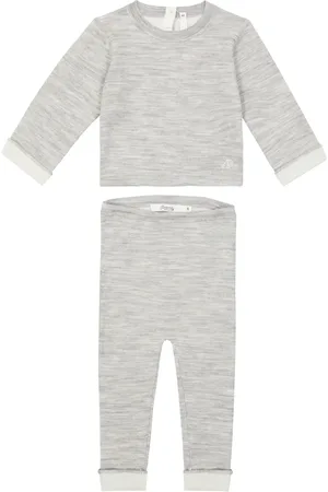 BONPOINT Bebé - set Thai de top y pantalones de lana