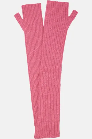 Barrie Guantes Cross Ribs de cachemir