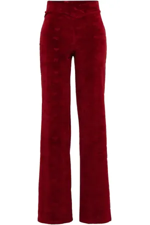 ROTATE Pantalones anchos Briella de terciopelo