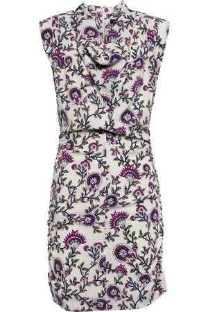 Isabel Marant Vestido corto Bemaya en mezcla de seda