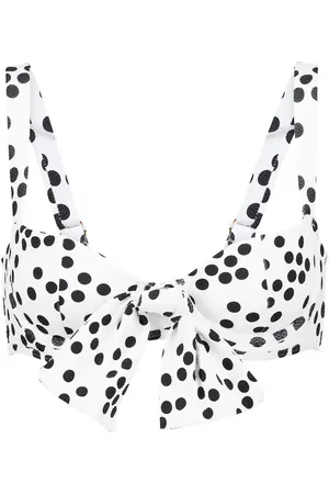 ALEXANDRA MIRO Top de bikini Clara con lunares