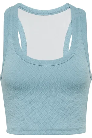 The Upside Crop top Palma Leandra de jacquard