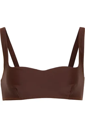 Nanushka Top de bikini Lona