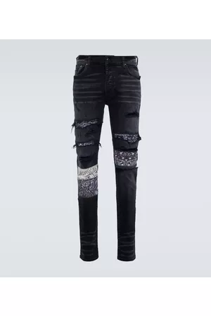 AMIRI Hombre Slim - Jeans Bandana Artpatch
