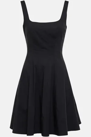 Staud Vestido corto Wells de algodón
