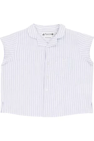 BONPOINT Camisas - Bebé - camisa Gerald de algodón a rayas