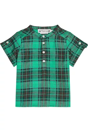 BONPOINT Camisas - Bebé - camisa Emilio de lino a cuadros