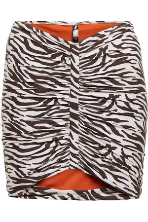 Reina Olga Minifalda Geraldina con print de cebra