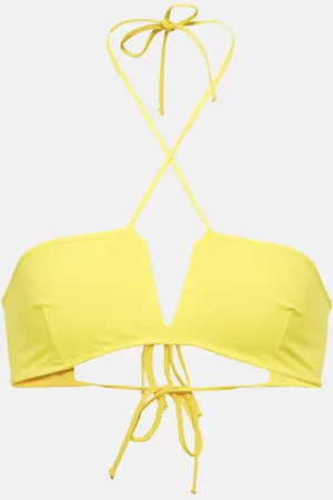 Nensi Dojaka Top de bikini cuello halter