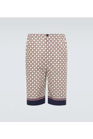 Gucci Hombre Pantalones cortos - Shorts de muselina Geometric G