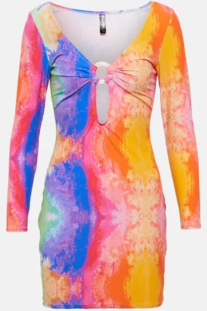 Reina Olga Vestido corto Duke estampado