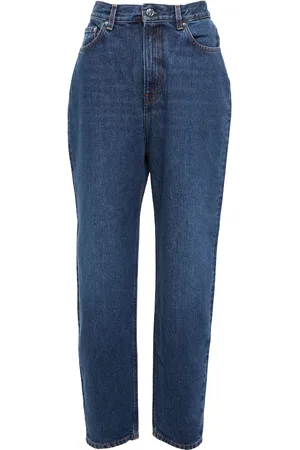 Totême Jeans tapered de tiro alto