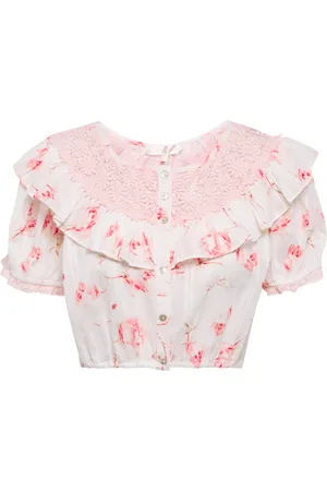 LOVESHACKFANCY Top Elania floral