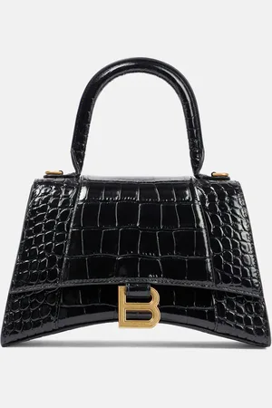 Balenciaga Bolso cruzado Hourglass XS de piel