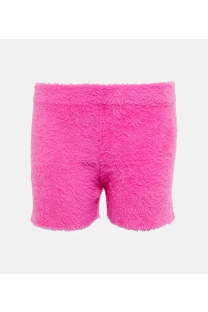 Jacquemus Mujer Pantalones cortos - Shorts Le Short Arancia de punto