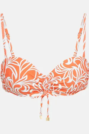 Heidi Klein Top de bikini bandeau Coral Gardens