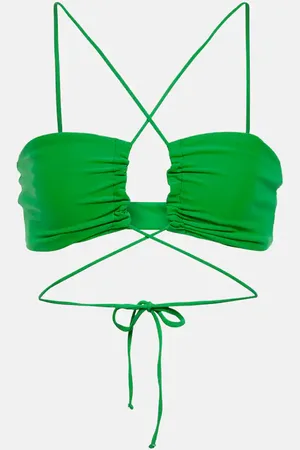 Jade Swim Top de bikini Livi con abertura