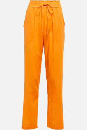 Bananhot Pantalones rectos de lino