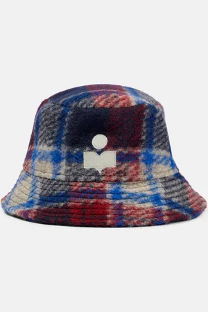 Isabel Marant Sombrero de pescador Haley a cuadros