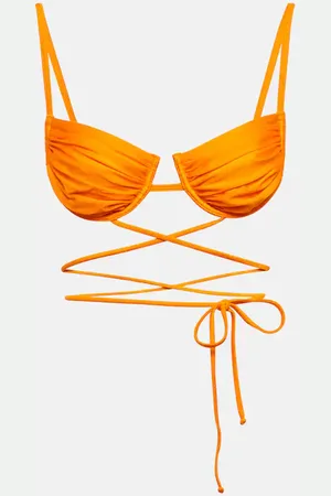 Bananhot Top de bikini Cherry fruncido