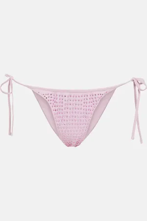 Self-Portrait Braga de bikini con cristales