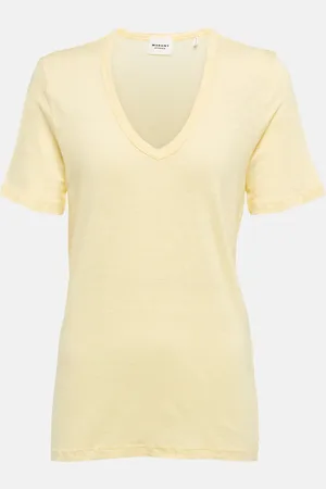 Marant Etoile Camiseta Kranger de lino