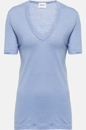 Marant Etoile Camiseta Kranger en punto fino de lino