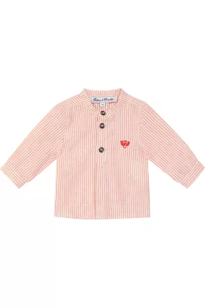 Tartine Et Chocolat Camisas - Bebé- camisa de lino y algodón a rayas